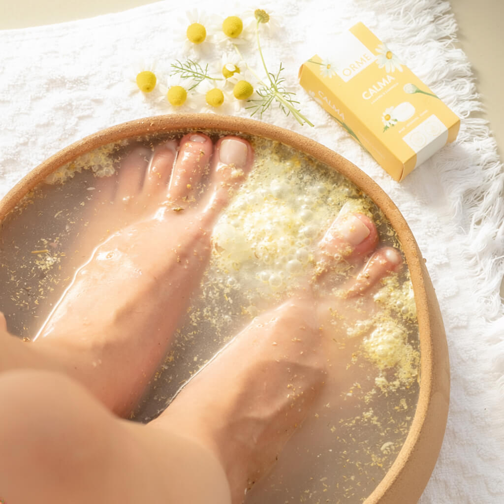 Orme Calma – Ritual de Banho para os Pés