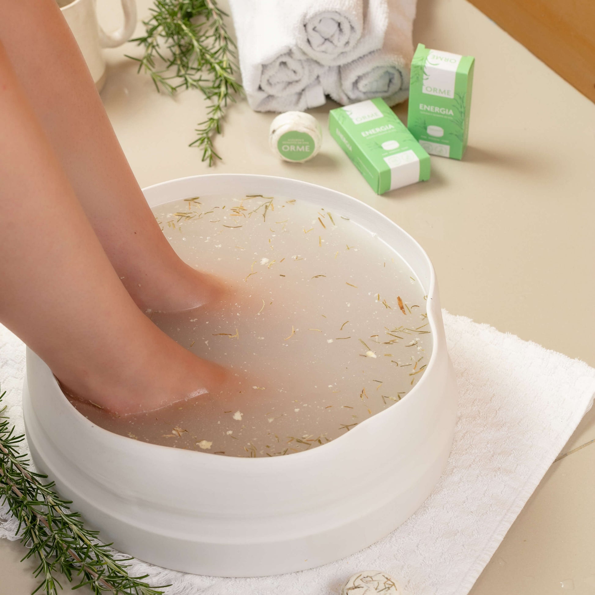 Orme Energia – Ritual de Banho para os Pés