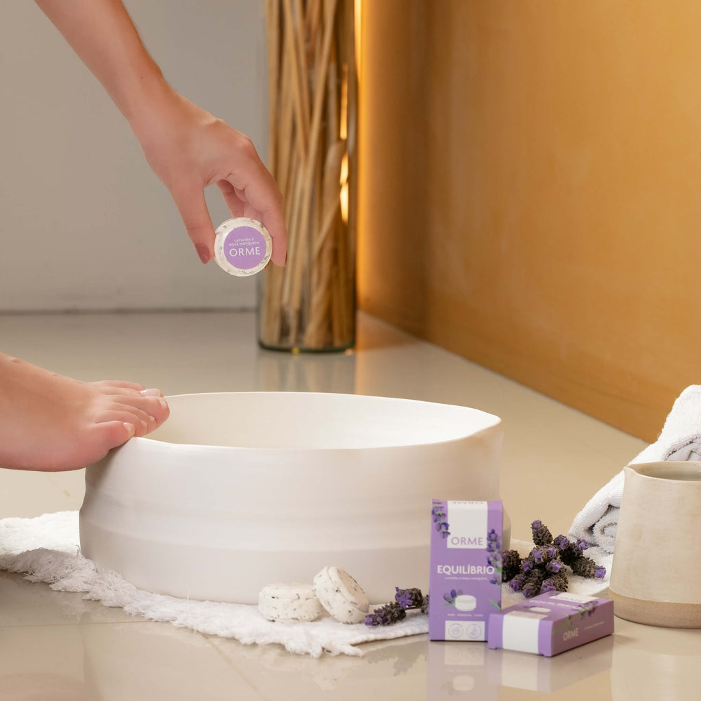 Orme Equilíbrio – Ritual de Banho para os Pés
